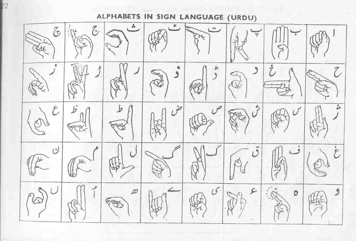Язык жестов арабов
